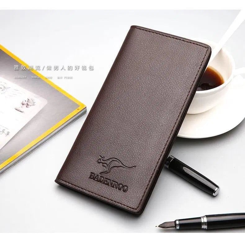 Modern Men's Leather Bi-Fold Wallet - 2 Pcs Stylish & Pocket Friendly ( Buy 1 Get 1 Free Offer )