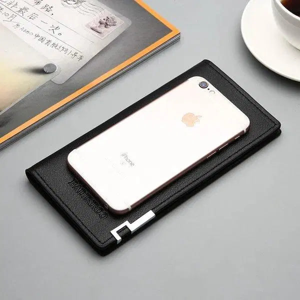 Modern Men's Leather Bi-Fold Wallet - 2 Pcs Stylish & Pocket Friendly ( Buy 1 Get 1 Free Offer )